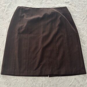 Karin Stevens Dark Brown Skirt